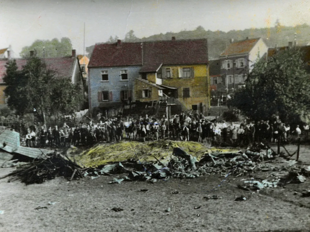 Luftkampf über Rohrbach: Absturz eines französischen Flugzeugs am 9. September 1939.