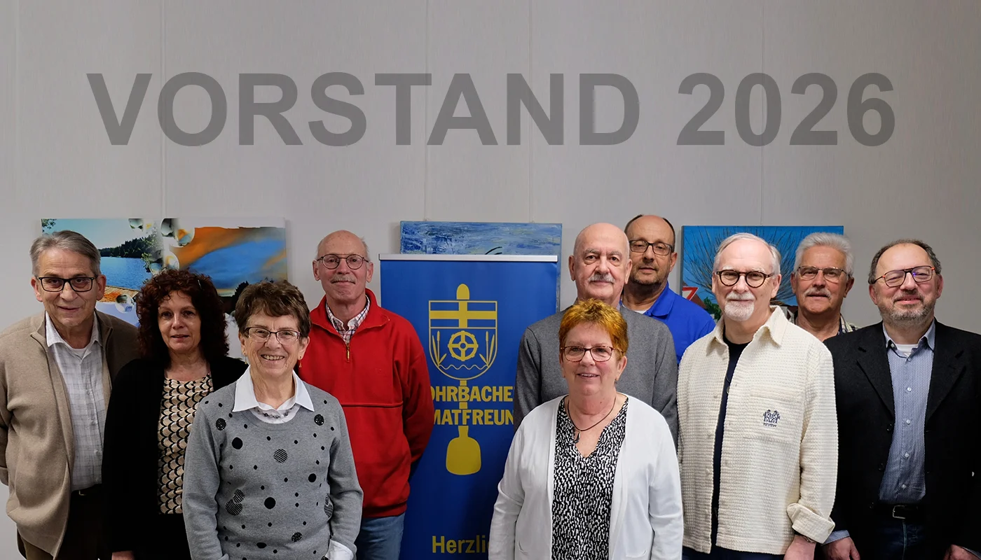 Der Vorstand der Rohrbacher Heimatfreunde 2026