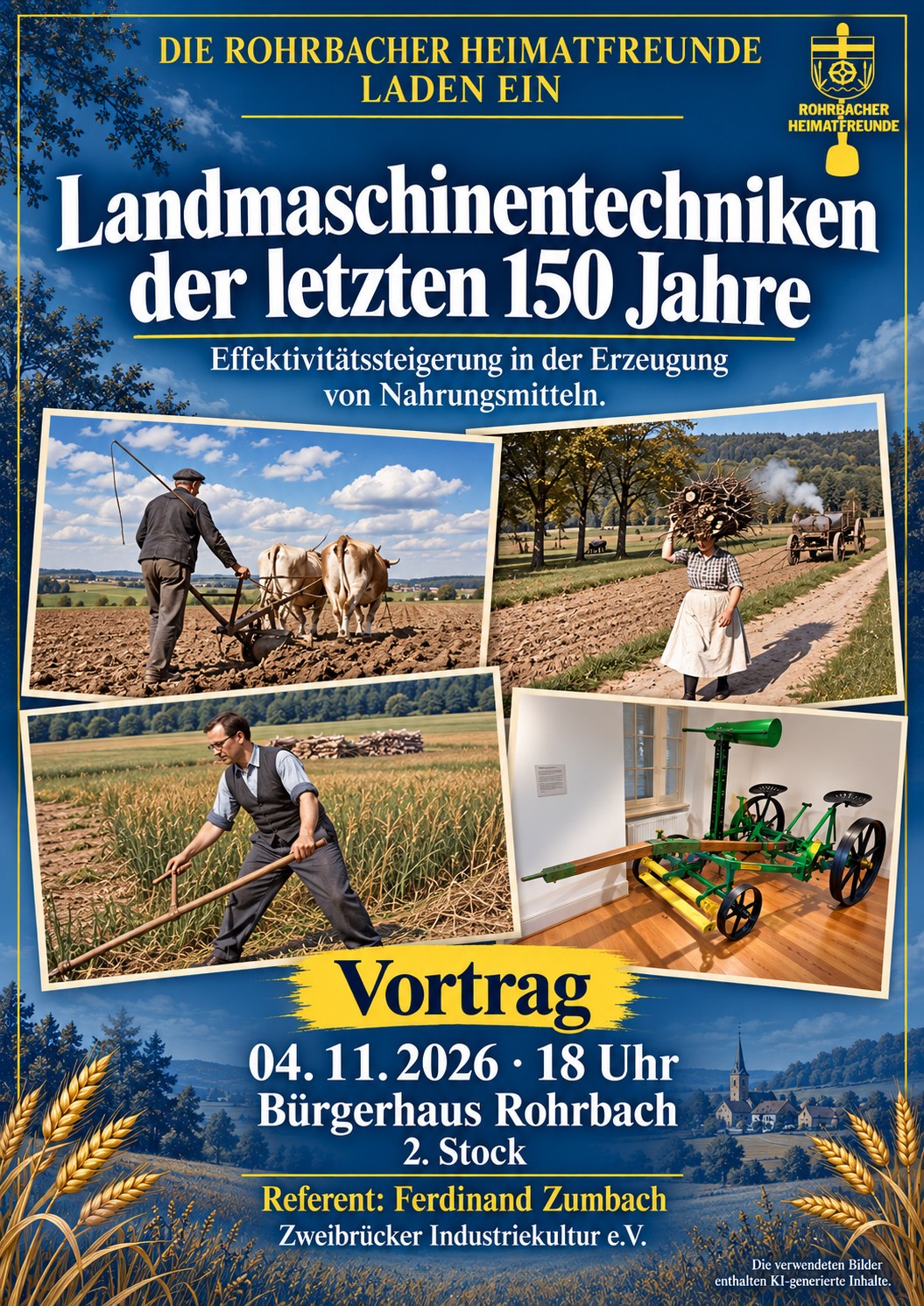 Vortrag "Landmaschinen im Wandel der Zeit"